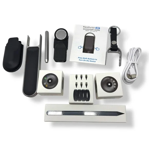 NeoRulerGo Premium Combo Hozo Design Digital Ruler Pen Nibs USB C Rechargeable - Picture 2 of 3